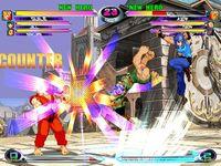 une photo d'Ã©cran de Marvel VS Capcom 2 sur Sega Dreamcast